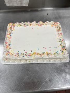 Half Sheet Decorated Cake
